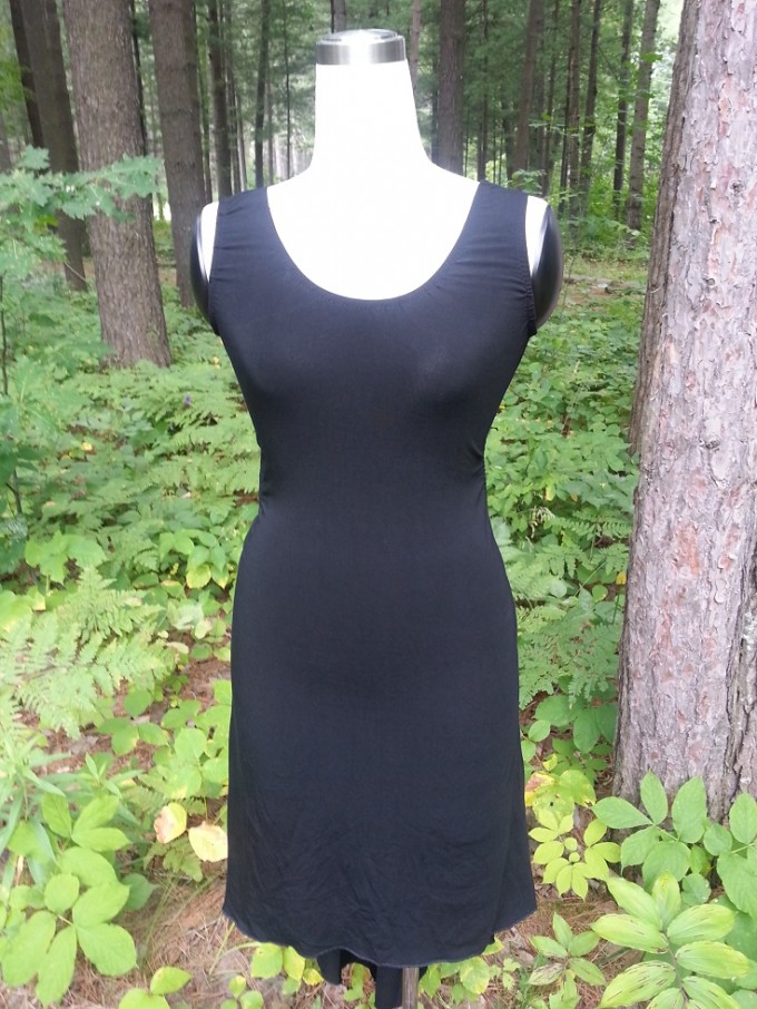 D003 - Black Beauty Bamboo Jersey Dress